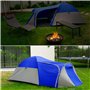 Campela Tente igloo 3 personnes étanche à montage rapide - Tente igloo légère et compacte avec moustiquaire - Tente de camping d