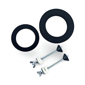 Kit de Réparation pour Cuvette de WC Fuyante - Kit de Fixation de Réservoir avec Joint en Mousse