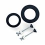 Kit de Réparation pour Cuvette de WC Fuyante - Kit de Fixation de Réservoir avec Joint en Mousse