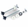 Kit de Réparation pour Cuvette de WC Fuyante - Kit de Fixation de Réservoir avec Joint en Mousse, Boulons et Rondelles pour Rése