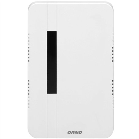 ORNO Brevis Maxi Sonnette Filaire Gong Mécanique 80dB Blanc - sans transformateur intégré - 230 V CA