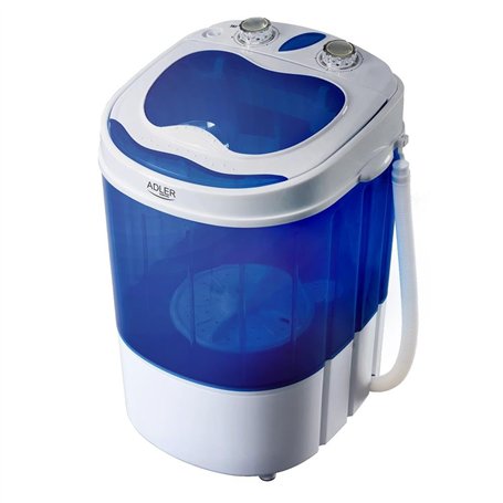 Adler AD8051 Machine à Laver (Blanc/Bleu)