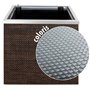 RATTANART SG03710RD17 Plantoir à oignons Gris Clair