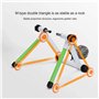 home trainer velo Support D'entraînement De Vélo Liquide, Rouleau De Support De Vélo D'exercice En Acier À Haute Teneur En Carbo