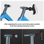 home trainer velo Support D'entraînement De Vélo Pliable Avec 8 Niveaux De Résistance Magnétique, Rouleau D'entraînement Turbo F