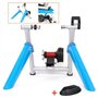 CFDZCP Home Trainer Velo Support D'entraînement Magnétique for Vélo, Cadre Stationnaire De Remise en Forme À Résistance Variable