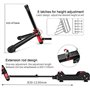 home trainer velo Rouleaux D'entraînement De Vélo Muets, Support D'entraînement De Vélo D'intérieur Pliable, Support D'entraînem