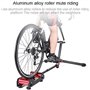 home trainer velo Rouleaux D'entraînement De Vélo Muets, Support D'entraînement De Vélo D'intérieur Pliable, Support D'entraînem