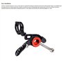Fictory Levier de Tige de Selle télescopique - ZTTO vélo Tige de Selle télescopique Fil télécommande vélo siège Tube Hauteur câb