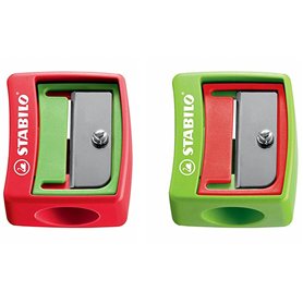 Stabilo Taille-crayon en plastique pour crayons extra épais rot/hellgrün