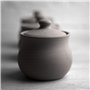 City to Cottage | Sucrier Pot de sucre | beige à motif lavande en céramique avec couvercle fait et peint à la main
