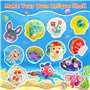 Coquillages Kit Peinture Enfant Set, 12 pièces Coquilles Activité Manuelle Enfant, Peinture Sur Le Thème De La Mer Activites Man