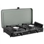 CADAC Cuisinière classique 2-Cook 3 30mBar - Barbecue acier - Grille Barbecue Camping Gaz - aluminium - plastique - Noir - Vert