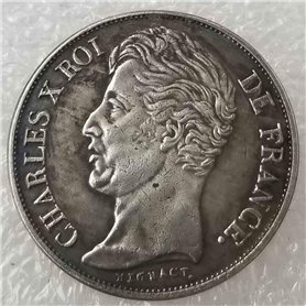YunBest Pièce de monnaie en argent 1828 Napoleon français Collection ancienne pièce de monnaie de France Dollar ancien Morgan Do