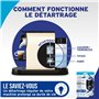 Caffenu Tablettes détartrantes Pack de 6 | Tablettes pour detartrage machine cafe | Compatible avec Nespresso, Delonghi, Lavazza