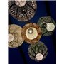 35 x Lampions Solaire Paquet d'extérieur avec motif