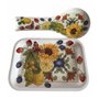 Set Poggia Louche + Plateau de Cuisine Set 2 Pièces Apposant Cuillère avec Plateau