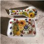 Set Poggia Louche + Plateau de Cuisine Set 2 Pièces Apposant Cuillère avec Plateau, Accessoires de Cuisine, Set Ustensiles de Cu