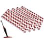 Ganekihedy Lot de 4 Housses de Rechange pour Nettoyeur Vapeur Steam XXL Power Pad - Lavable en Rouge