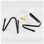LATTCURE Lot de 2 supports muraux pour skateboard - Avec vis de suspension - Pour skateboard, longboard, pennyboard, guitare cla