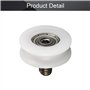 MroMax Roulement de poulie à roulement en métal avec rainure en V profonde de 1,5 mm - 6 x 22 x 8 mm - 1 pièce