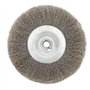 1 Brosse À Roue En Fil D'acier Inoxydable Serti De 3 Pouces For Meuleuse D'établi