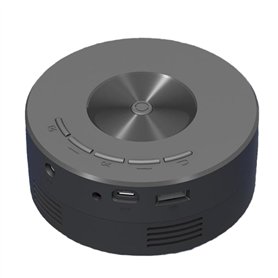 casstaly YT200 Mini projecteur portable LED Mobile Vidéoprojecteur Home Cinéma Lecteur multimédia Enfants Maison Filaire Même Éc