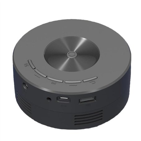 casstaly YT200 Mini projecteur portable LED Mobile Vidéoprojecteur Home Cinéma Lecteur multimédia Enfants Maison Filaire Même Éc