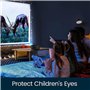 casstaly YT200 Mini projecteur portable LED Mobile Vidéoprojecteur Home Cinéma Lecteur multimédia Enfants Maison Filaire Même Éc