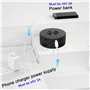 casstaly YT200 Mini projecteur portable LED Mobile Vidéoprojecteur Home Cinéma Lecteur multimédia Enfants Maison Filaire Même Éc