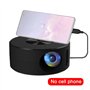 casstaly YT200 Mini projecteur portable LED Mobile Vidéoprojecteur Home Cinéma Lecteur multimédia Enfants Maison Filaire Même Éc