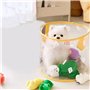 Ujjdwiurgh Panier de Rangement Portable PVC éPais pour, Sac de Rangement pour Fournitures pour Animaux Compagnie,Panier Collatio