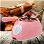 Pluuttiem Fondeur de Chocolat Électrique avec Moule à Faire Soi-Même et Accessoires, pour Fondue au Lait et au Fromage, Prise UE
