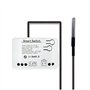 Asyduey Interrupteur Intelligent Zigbee Tuya avec Capteur de Température Relais Zigbee à Contact Sec Passif Fonctionne avec Home