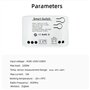 Asyduey Interrupteur Intelligent Zigbee Tuya avec Capteur de Température Relais Zigbee à Contact Sec Passif Fonctionne avec Home