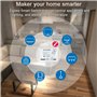 Asyduey Interrupteur Intelligent Zigbee Tuya avec Capteur de Température Relais Zigbee à Contact Sec Passif Fonctionne avec Home