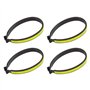 Bonkshire 2 Paires de Pinces à Pantalon de VéLo Pinces à Pantalon de VéLo LéGèRes avec Bandes RéFléChissantes pour Les Balades N