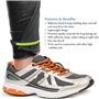 ISTOVO 4 Paires de Pinces à Pantalon de Vélo Pinces à Pantalon de Vélo Légères avec Bandes Réfléchissantes pour Les Balades Noct
