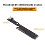 Cpolebev Adaptateur Hôte PCI-E 3.0 M.2 M-Key vers Oculink SFF-8612 pour ThinkBook 16+ 2022-2023 Carte Graphique Externe & SSD
