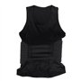 Ohsilv ProtèGe-CôTes Homme Rembourré Gilet Chemise de Compression Gilet D'EntraîNement avec 3 Tampons pour Le Football Football