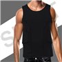 Ohsilv ProtèGe-CôTes Homme Rembourré Gilet Chemise de Compression Gilet D'EntraîNement avec 3 Tampons pour Le Football Football 
