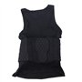 Ohsilv ProtèGe-CôTes Homme Rembourré Gilet Chemise de Compression Gilet D'EntraîNement avec 3 Tampons pour Le Football Football 