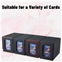 ANNJUC Boîte de de Cartes Présentoir de Cartes avec Plateau à Dés Deck Box Deck Box Contenant plus de 160 Cartes à Collectionner