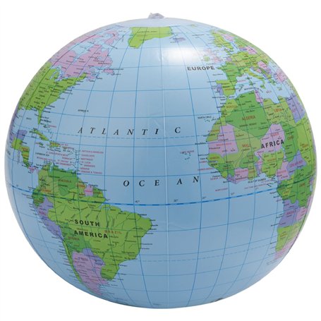 FYOBOT Globe terrestre gonflable 40 cm