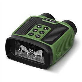 FYOBOT Jumelles de Vision Nocturne Infrarouge Numérique Télescope 300M 2.5K UHD 40MP 10X Optique 8X Zoom Télescope Numérique Ver