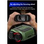 FYOBOT Jumelles de Vision Nocturne Infrarouge Numérique Télescope 300M 2.5K UHD 40MP 10X Optique 8X Zoom Télescope Numérique Ver