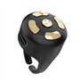 Janasiba Télécommande sans fil Bluetooth Air Mouse avec anneau de défilement Bluetooth Page Turner Mobile Selfie Lazy Télécomman