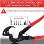 Ycagrain 1 Pièce -325 Ciseaux à Câble à Cliquet à Main Pinces à Câble Pinces à en Cuivre et Aluminium Pinces à Ciseaux à Économi