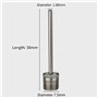 Qerwsdty Aiguille de gonflage de pompe à ballon en 3 parties en acier inoxydable pour gonfler le football, le basketball, le -ba
