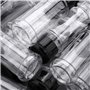 Bntaomle Lot de 200 flacons de 100 ml pour épices, sel, poivre, épices, pots en verre noir, bouteille de poivre, bouteille de ba